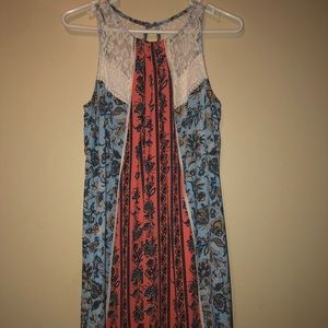 Cute sleeveless floral dress